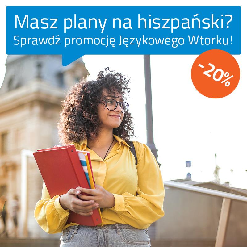 Kup kurs hiszpańskiego 20% taniej